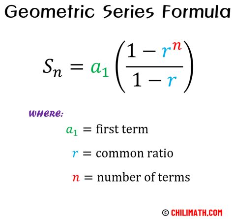 Geometric Series Practice Problems With Answers Chilimath Arithmetic And Geometric Series Worksheet - Arithmetic And Geometric Series Worksheet