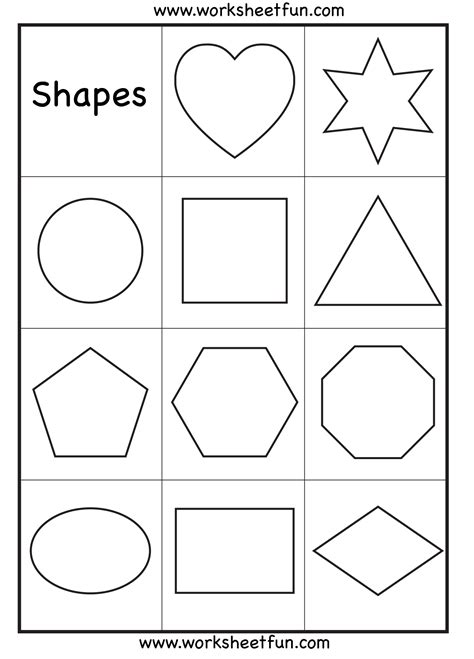 Geometric Shapes To Print Cut Color And Fold 2d Shapes To Cut Out - 2d Shapes To Cut Out