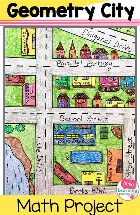 geometrical town project example