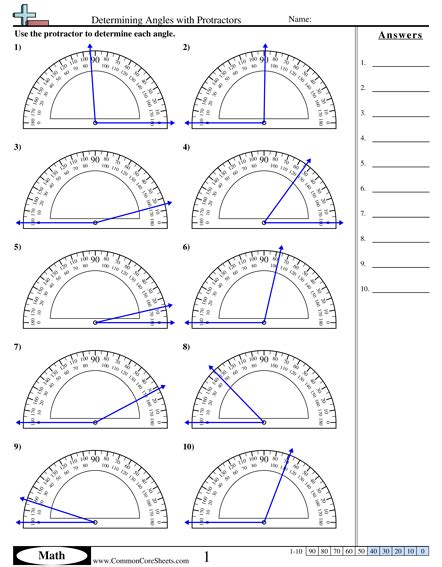 Geometry Angles Measuring Common Core Math Measuring Angles Year 5 - Measuring Angles Year 5