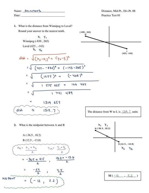 Geometry Answers