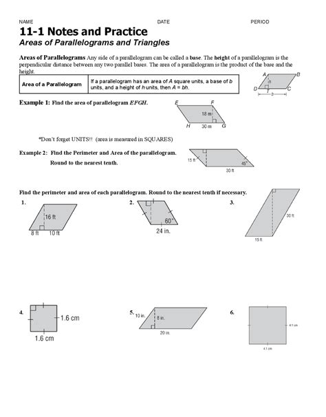 Geometry Chapter 11