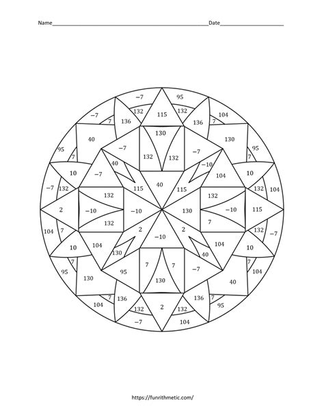 Geometry Coloring Worksheet