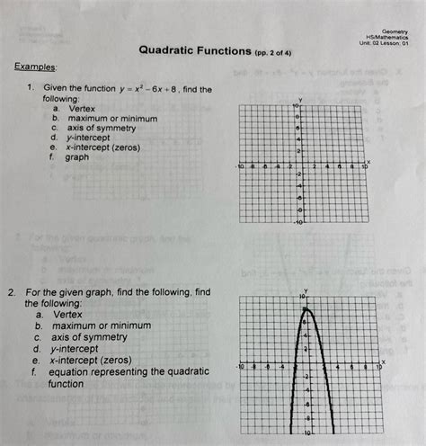 Geometry Hs Mathematics Unit 02 Lesson 02