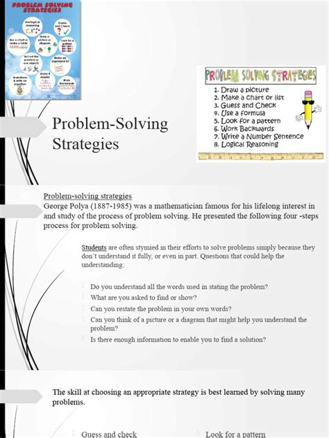 Geometry Problem Solving Strategies