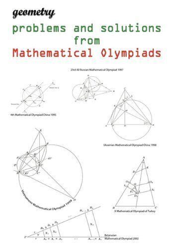 geometry problems and solutions from mathematical olympiads