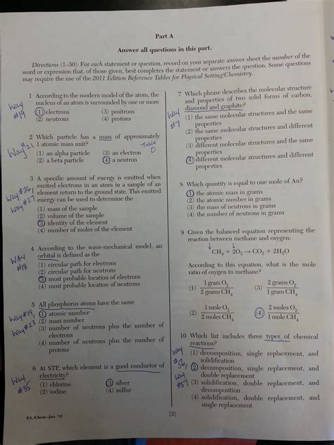 Geometry Regents 2020 Answer Key
