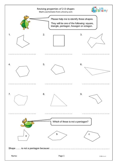 Geometry Shape Urbrainy Com 2d Shapes Year 3 - 2d Shapes Year 3