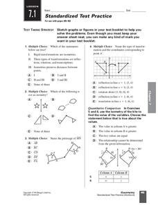 Geometry Standardized Test