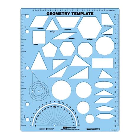 Geometry Template Everyday Mathematics Printable