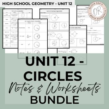 Geometry Unit 12 Circles Test