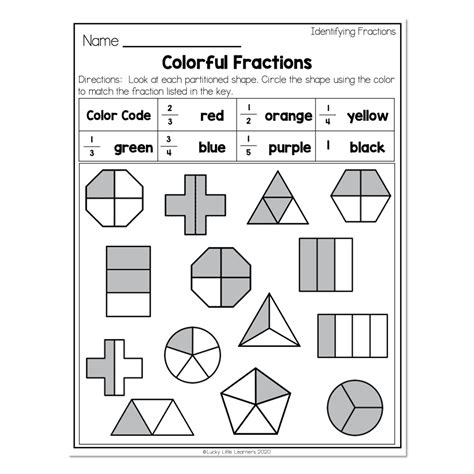 Geometry Worksheets For 2nd Grade Lucky Little Learners Geometry Worksheet 1st Grade - Geometry Worksheet 1st Grade
