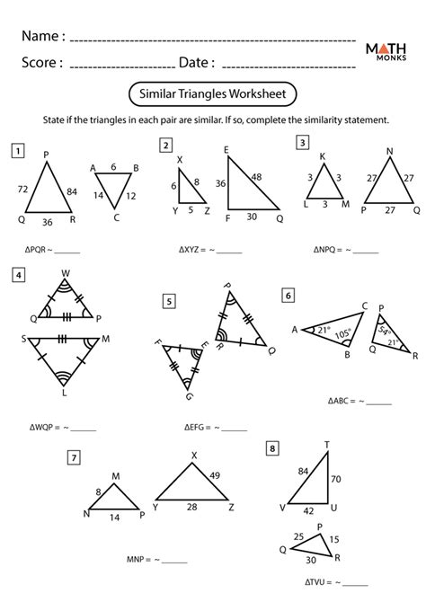 Geometry Worksheets Geometry Worksheets Geometry Similarity Worksheet 10th Grade - Geometry Similarity Worksheet 10th Grade