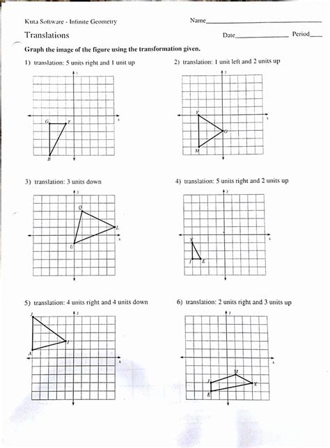 Geometry Worksheets Transformations Worksheets Sequence Of Transformations Worksheet - Sequence Of Transformations Worksheet
