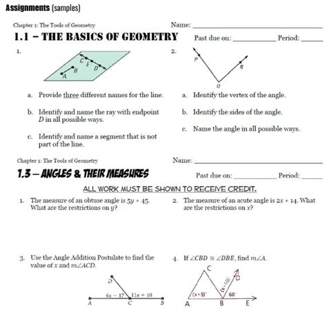 Download Geometry Chapter 1 