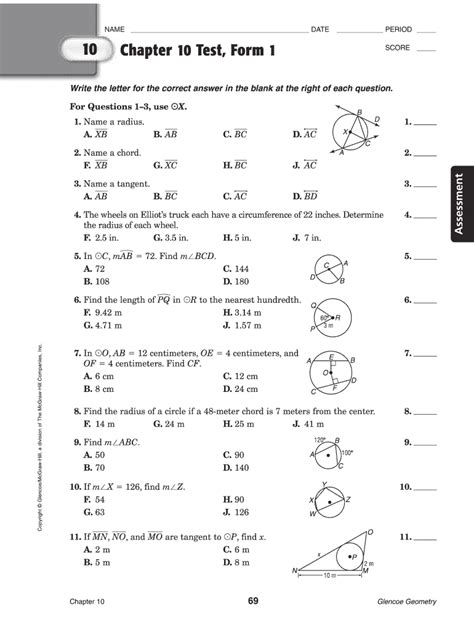 Read Geometry Chapter 10 Practice Test Part 2 