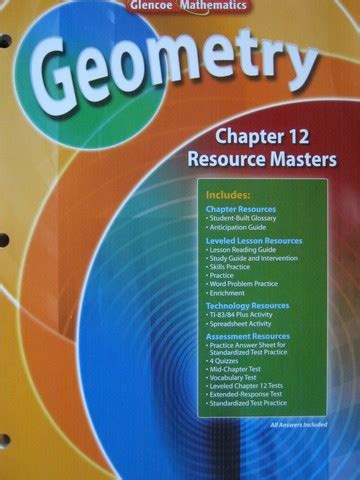 Download Geometry Chapter 12 Resource Book 