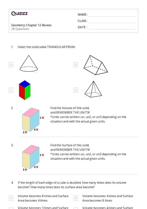 Full Download Geometry Chapter 12 Test Volume 