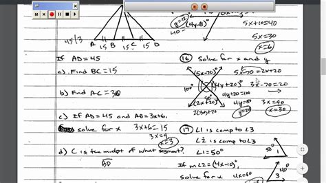 Read Online Geometry Chapter 2 Test Review 