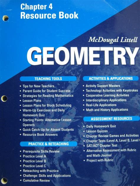 Full Download Geometry Chapter 4 Resource Book 