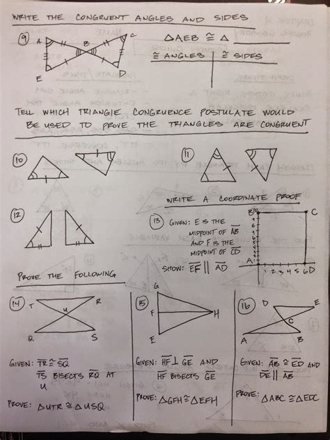 Read Geometry Chapter 4 Test Answer Key 