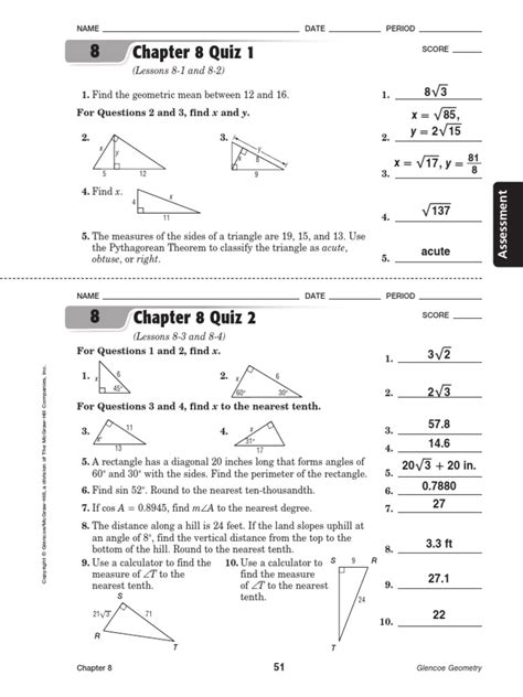 Full Download Geometry Chapter 9 Answer Key 