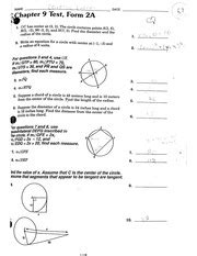 Read Online Geometry Chapter 9 Test Form A Answers 