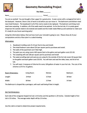 Full Download Geometry Remodeling Project Answers 