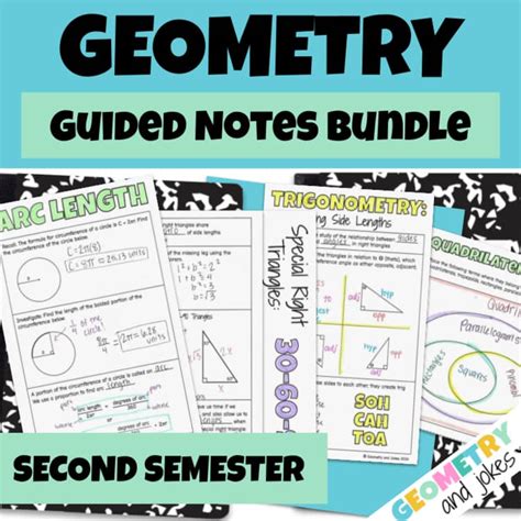 Full Download Geometry Second Semester Study Guide 