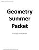 Read Geometry Summer Packet Answers 