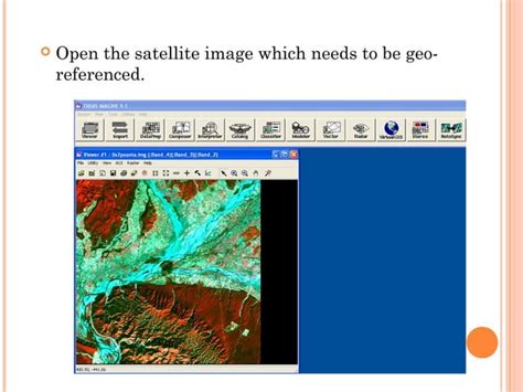 georeference an image using erdas imagine