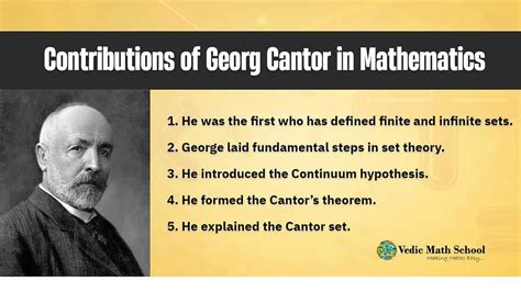 georg cantor mathematician contribution to mathematics