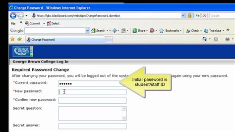 George Brown Login