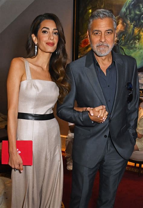 George Clooney And Amal Alamuddin Red Carpet