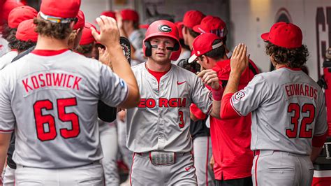 georgia baseball score