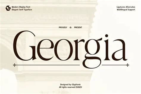 georgia font