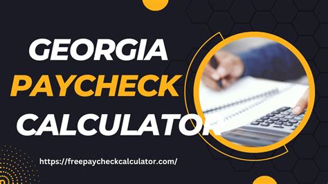 Georgia Paycheck Calculator Adp Salary Calculator Ga - Salary Calculator Ga