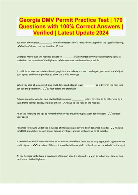 georgia permit test