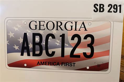 georgia plates