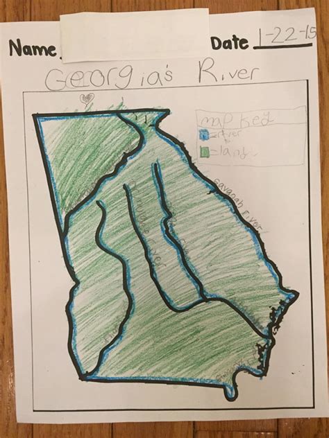 Georgia Rivers Second Grade Teaching Resources Tpt Ga Rivers Worksheet 2nd Grade - Ga Rivers Worksheet 2nd Grade