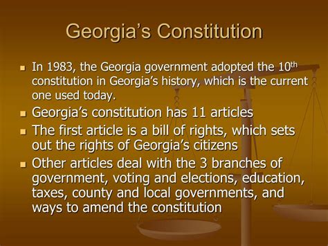 georgia state constitution