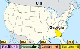 georgia timezone