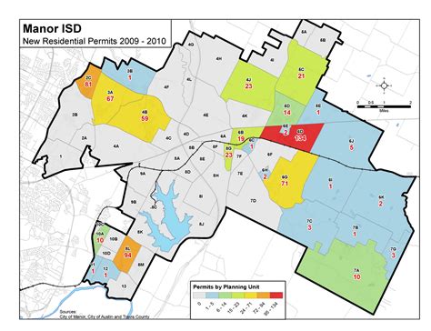 geospatial things and stuff Manor ISD Permits map