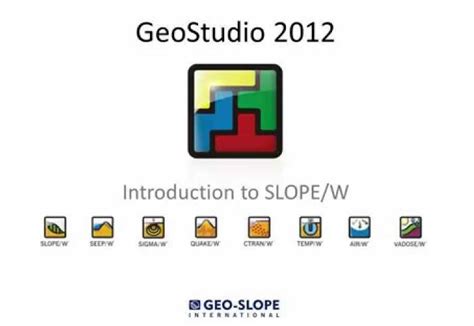 geostudio 2012 program manual