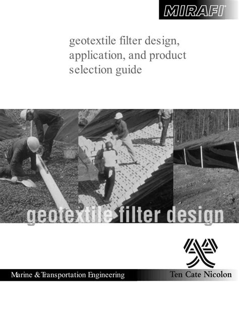 Read Online Geotextile Filter Design Application And Product 