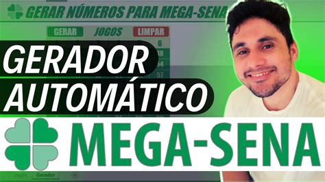 Gerador Numeros Mega Sena