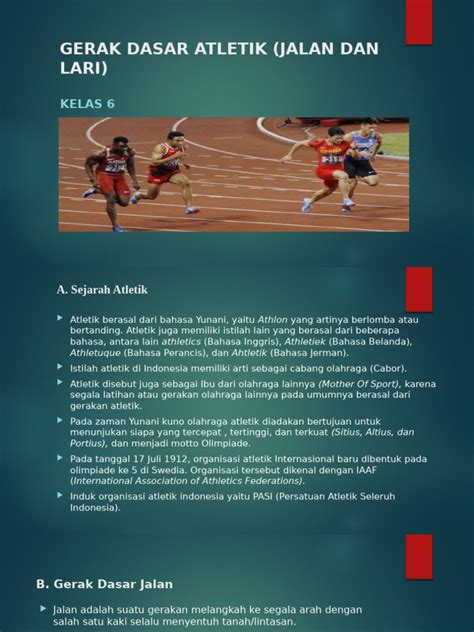 Gerak Dasar Atletik