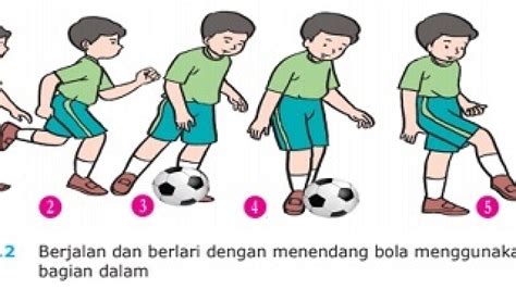 gerakan menendang bola yang digunakan untuk memberikan bola jarak pendek antar pemain adalah