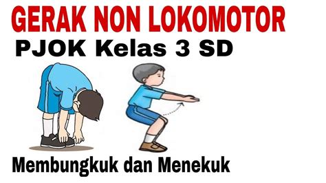 GERAKAN LOKOMOTOR DAN NON LOKOMOTOR - Soal dan Kunci Jawaban TVRI 9 September untuk Kelas 4-6 SD