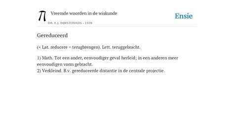 gereduceerde vorm betekenis